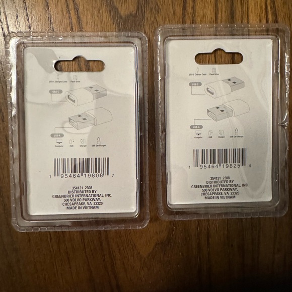 E-Circuit USB TO TYPE C ADAPTER Female to Male USB 2.0 - 2 pack - Picture 2 of 2